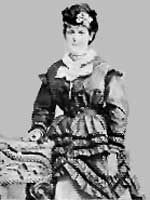 Un célèbre auteur Helen Kendrick, pose milieu du 19ème siècle.