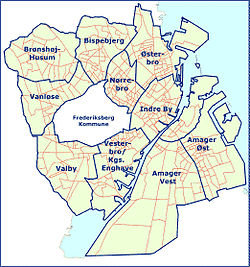Districts officielles