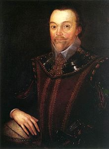1590 ou plus tard, Marcus Gheeraerts, Buckland Abbey Sir Francis Drake, Devon.jpg