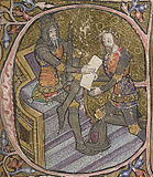 Portrait huile sur panneau de Richard II d'Angleterre, milieu des années 1390