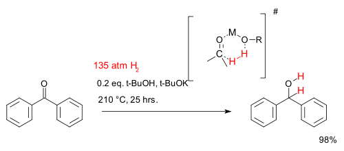 Catalysée par une base cétone hydrogénation