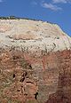 Navajo Sandstone mostrando seus dois tons