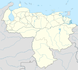 Caracas está localizado na Venezuela