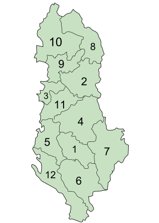 Condados da Albânia
