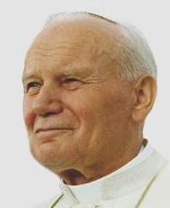 O Papa João Paulo II em 12 de Agosto de 1993 no Denver, Colorado
