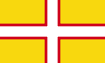A bandeira Dorset Cruz de Dorset