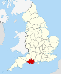 Dorset dentro Inglaterra