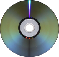 DVD-R lido lado / gravação