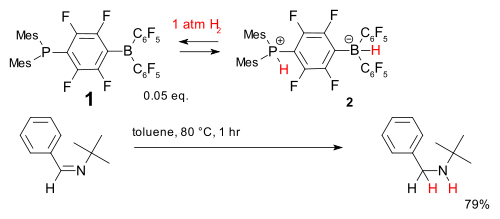 Hidrogenação de metal livre fosfina Borane