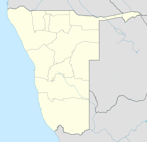 Windhoek está localizado na Namíbia