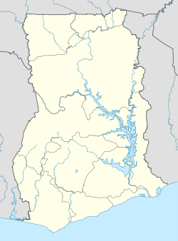 Kumasi está localizado em Gana