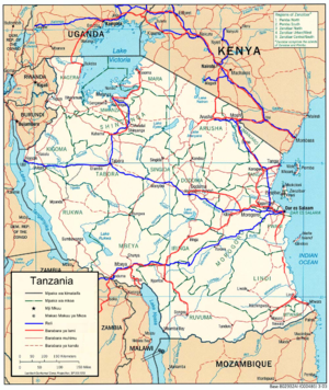 Tanzânia Estradas e Rails.png