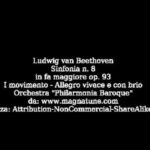 Beethoven – Sinfonia N 8 – I Allegro Vivace – Philarmonia Baroque